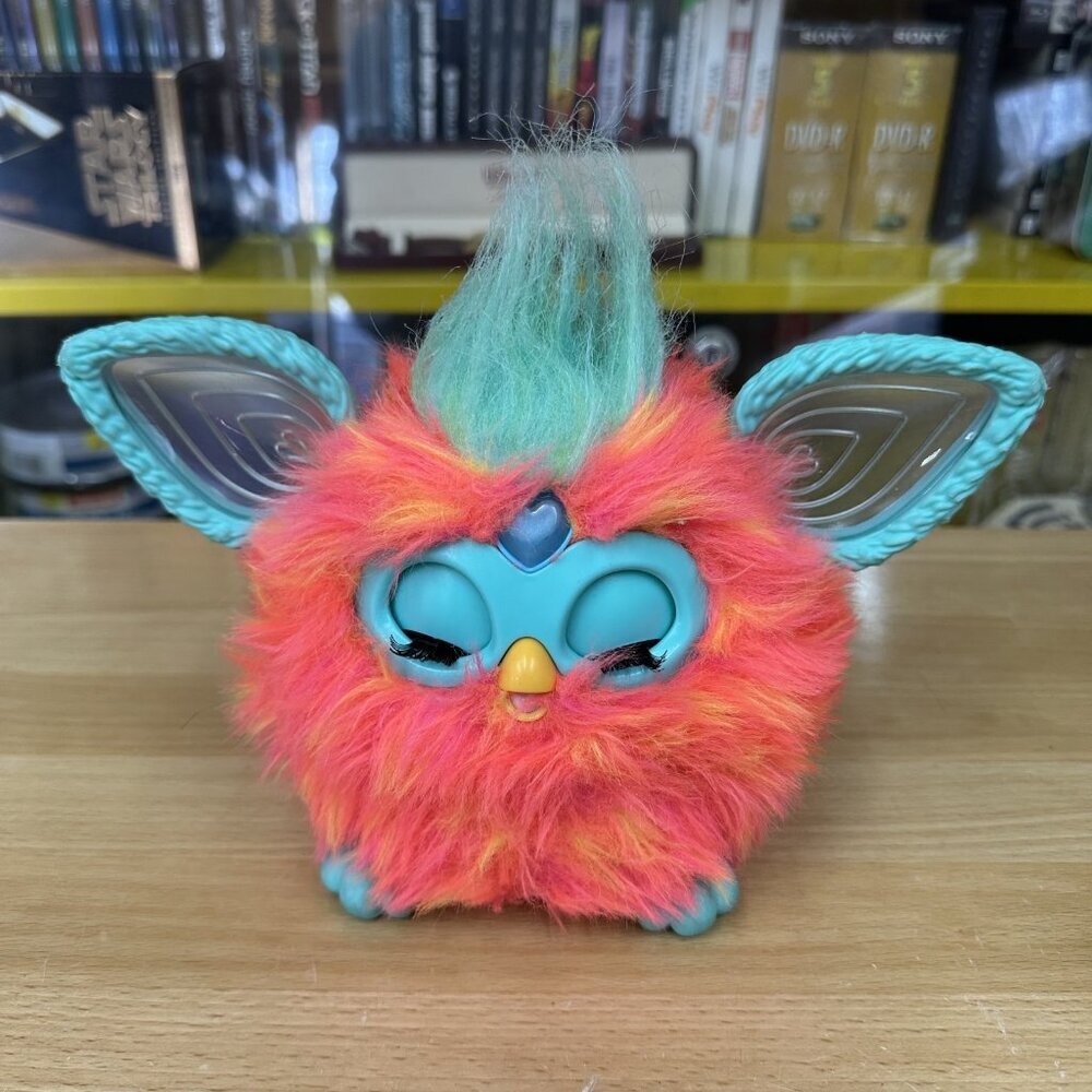 Hasbro Coral Furby 2023  Voice Interactive Plush Toy Works